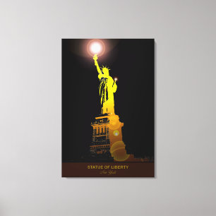 Symbol of Freedom: Statue of Liberty Canvas Print
