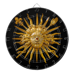 Symbol of Louis XIV the Sun King Dartboard