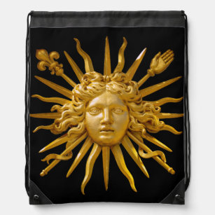 Symbol of Louis XIV the Sun King Drawstring Bag