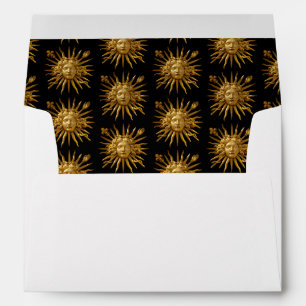 Symbol of Louis XIV the Sun King Envelope