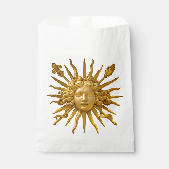 Symbol of Louis XIV the Sun King Favour Bag (Front)