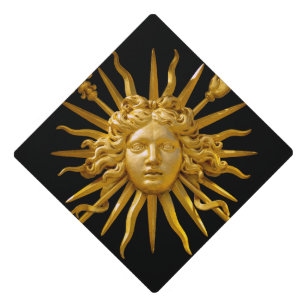 Symbol of Louis XIV the Sun King Graduation Cap Topper
