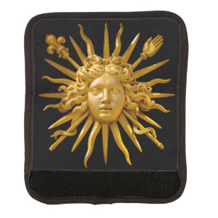 Symbol of Louis XIV the Sun King Luggage Handle Wrap