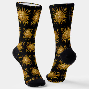 Symbol of Louis XIV the Sun King Socks