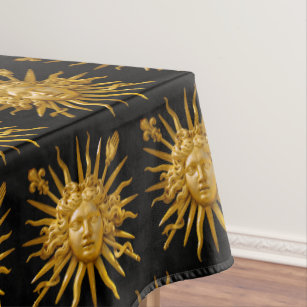 Symbol of Louis XIV the Sun King Tablecloth