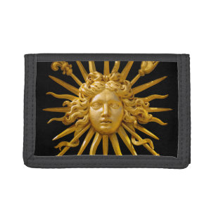 Symbol of Louis XIV the Sun King Trifold Wallet