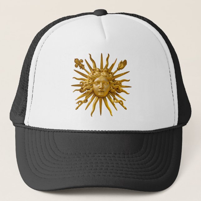 Symbol of Louis XIV the Sun King Trucker Hat (Front)