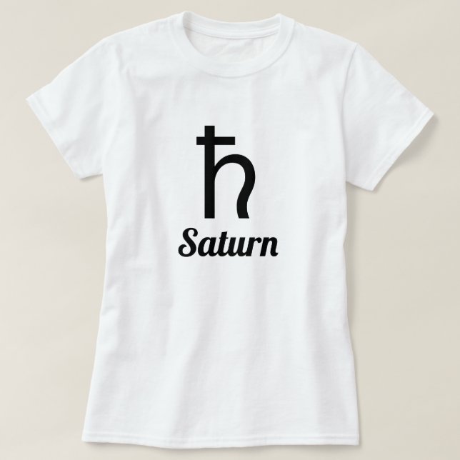 Symbol of Saturn T-Shirt (Design Front)