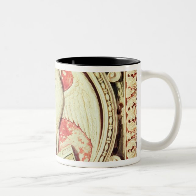 Symbol of St. John the Evangelist Two-Tone Coffee Mug (Right)
