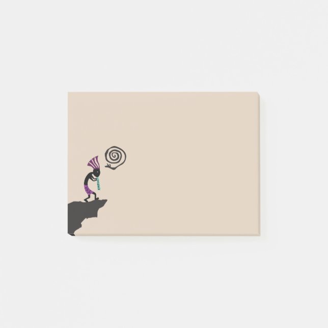 Symbol Spiral Snake Kokopelli  Post-it Notes (Front)