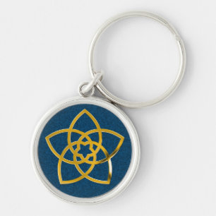 Symbol Venus Flower / GOLD Keychain