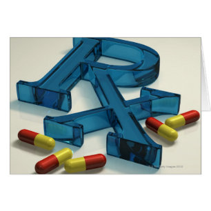 Symbole 3D RX avec capsules