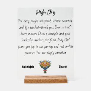 Symbole acrylique bleu orang Flower Appréciation P