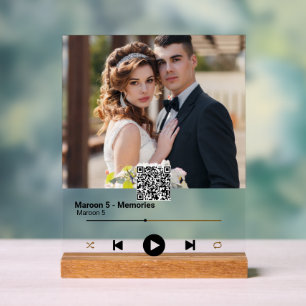 Symbole acrylique de la chanson QR Code