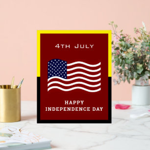 Symbole acrylique du Jour de l'Indépendance - USA 