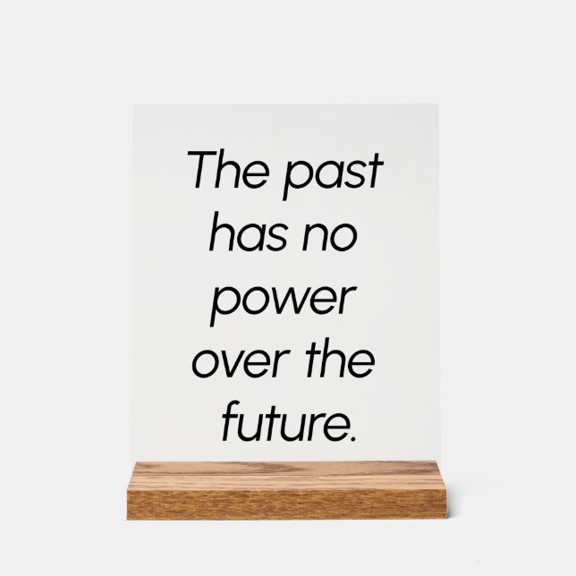 Symbole acrylique du passé (Recto)