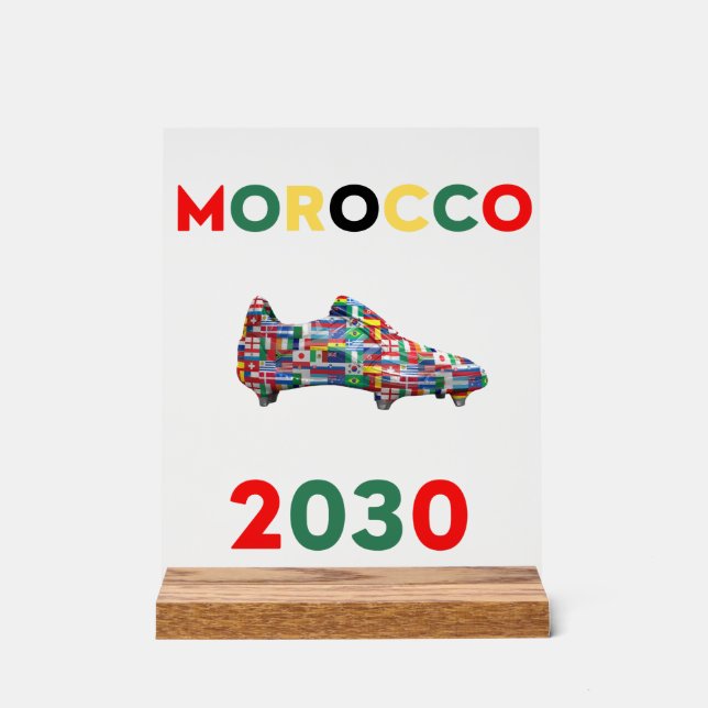 SYMBOLE ACrylique MAROC 2030 (Recto)