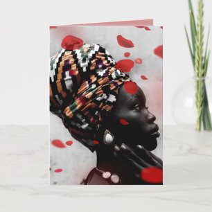 Symbole Afrocentré de la carte Valentine Adinkra p