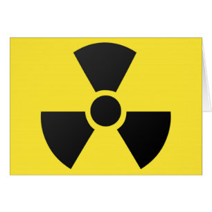 Symbole atomique nucléaire de rayonnement