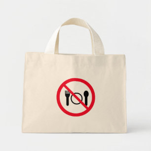 Symbole Aucun Cercle rouge   Sac fourre-tout minus
