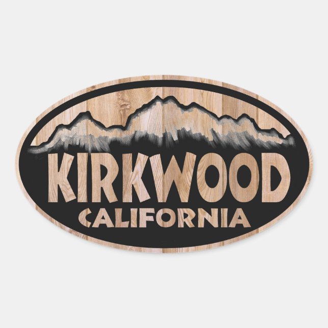 Symbole bois de Kirkwood Californie autocollants o (Devant)