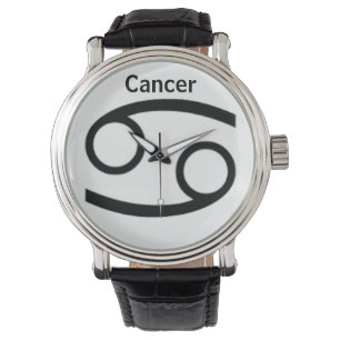 Symbole cancéreux du Zodiaque. Montres Hommes.