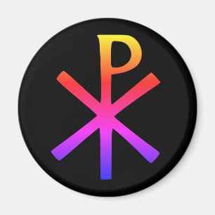 Symbole Chi Rho Magnet