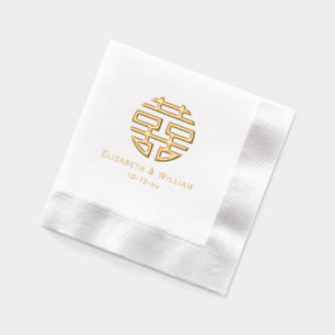 Symbole chinois de double bonheur Noms de mariage 