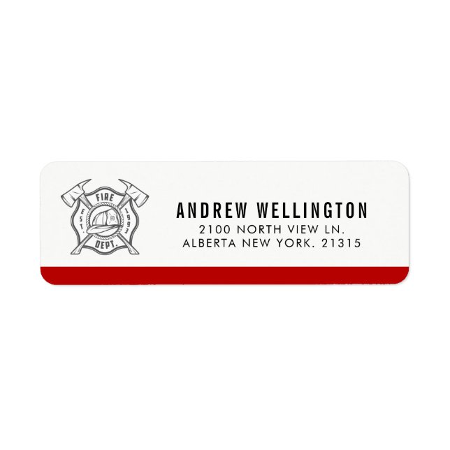 Symbole croisé maltais | Adresse de retour (Devant)