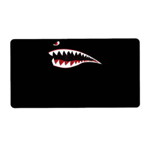 Symbole d'art de la bouche de requin - Cadeau pour