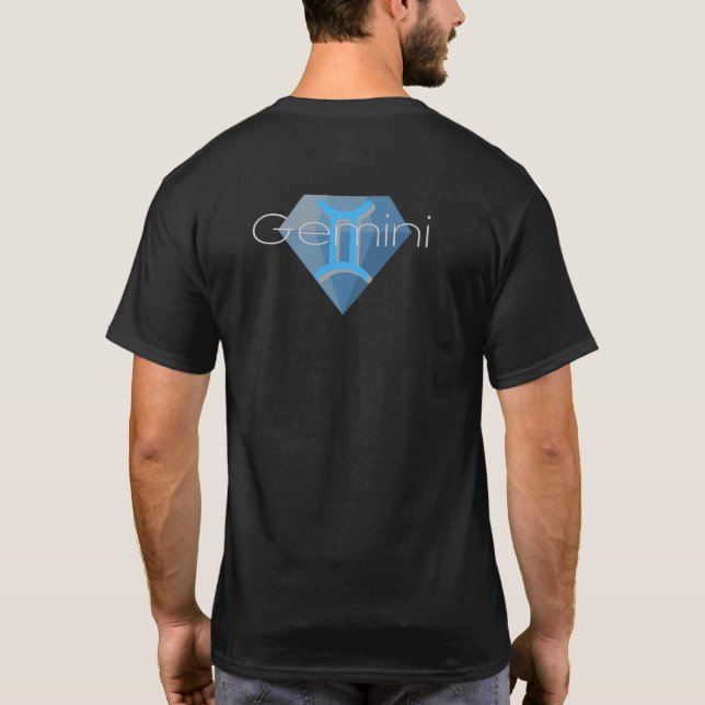 SYMBOLE D'Astrologie Gemini T-shirt  (Dos)