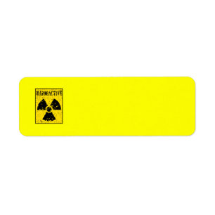 SYMBOLE D'AVERTISSEMENT RADIOACTIF radioactif-4 GR