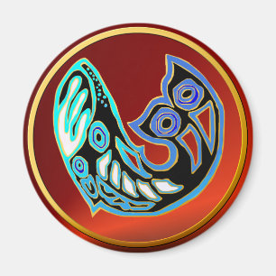 Symbole de baleine aimant