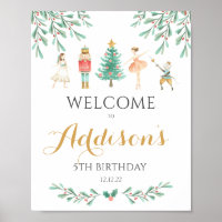 Symbole de bienvenue Nutcracker Poster