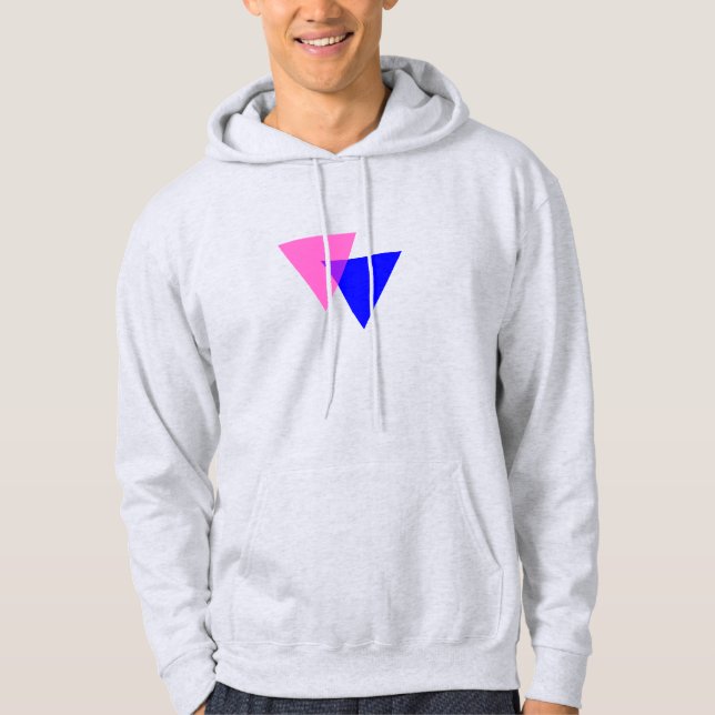 Symbole de bisexualité Sweat - shirt à capuche (Devant)