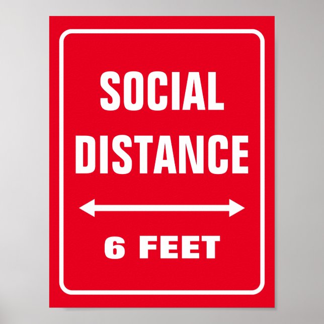 Symbole de dérangement social Affiches personnalis (Devant)