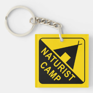Symbole de diamant jaune, camp naturiste