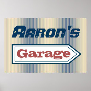 Symbole de garage personnalisé Décoration de l'aff