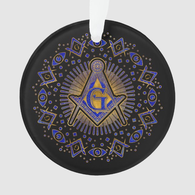 Symbole de la franc-maçonnerie Carré et camionnett (devant)