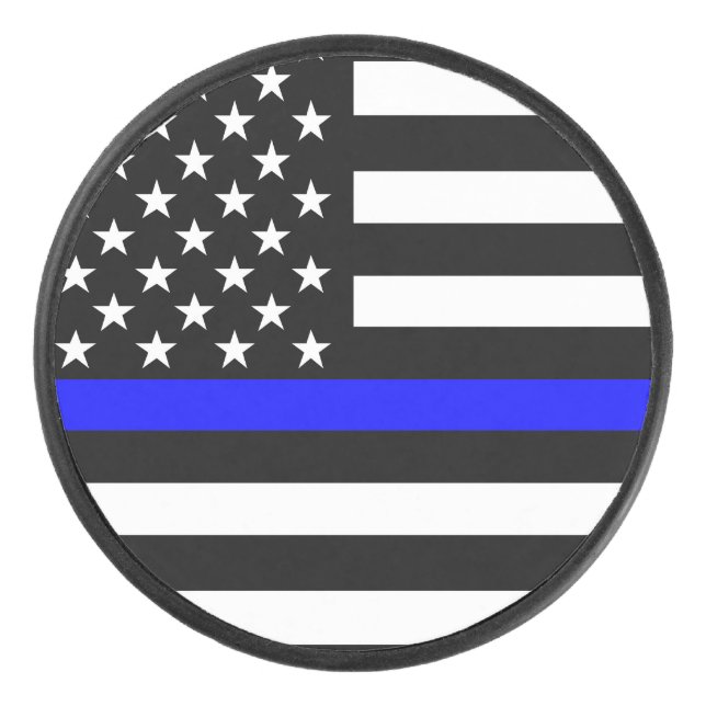 Symbole de la ligne bleue mince du drapeau américa (Devant)