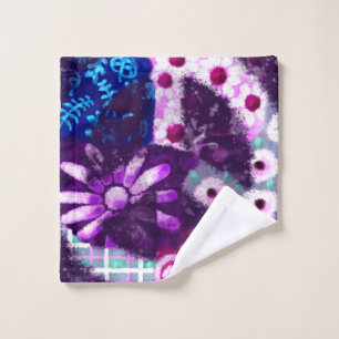 SYMBOLE DE LA PAIX Abstraite Hippie Art violet ble