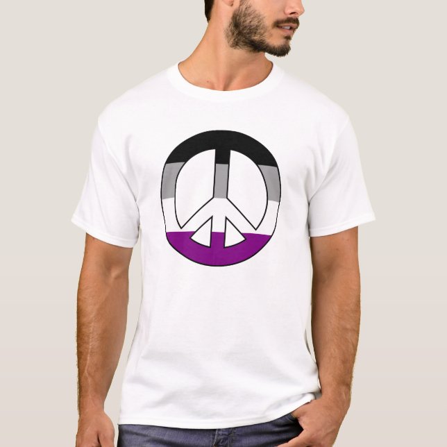 Symbole de la paix de l'homosexualité T-Shirt (Devant)