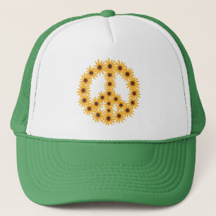 Symbole de la Paix des Tournesols casquettes par C
