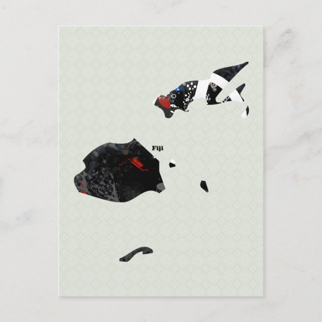 SYMBOLE DE LA PAIX Fidji tendance avec carte fidji (Devant)