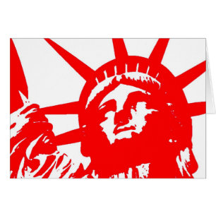 Symbole de la Statue de la Liberté Pop Art USA