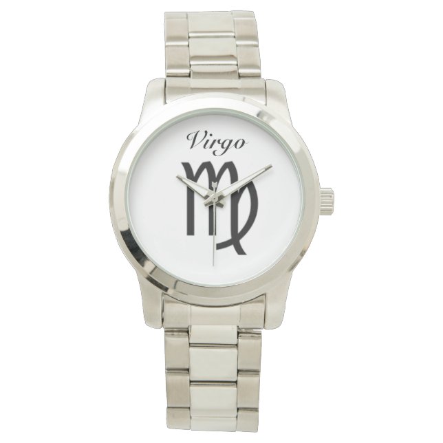 Symbole de la Vierge du Zodiaque. Montres Hommes. (devant)