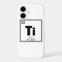 Symbole de l'élément chimique titane formule chimi