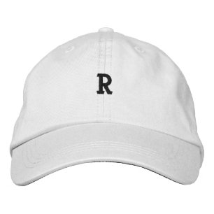 SYMBOLE DE LETTRE MONogramme R Casquette initial b