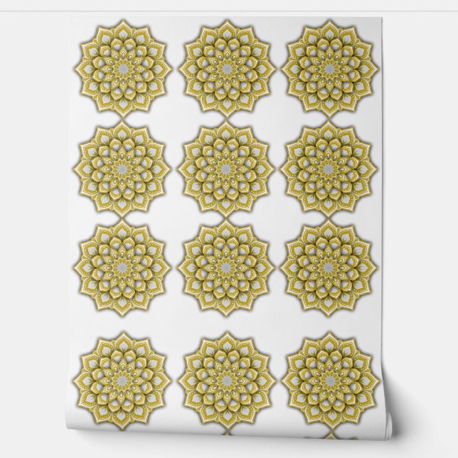 Symbole de l'harmonie et du papier peint clair (Déroulement)