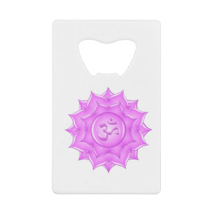 Symbole de l'Om de Lotus en verre rose Dessin